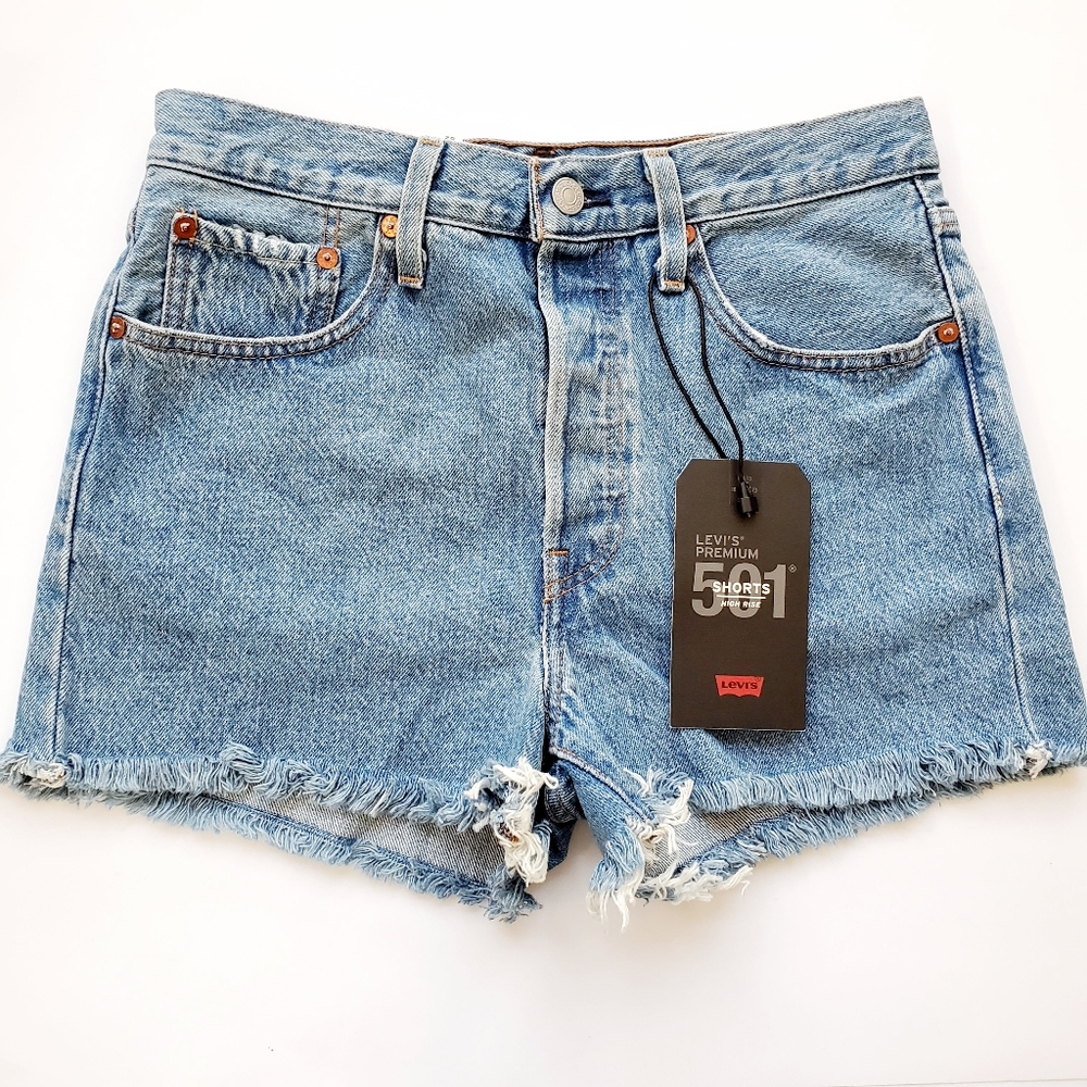 Levi's 501 High Rise Shorts - Picture 7 of 7